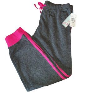Inspired Hearts Girl's Gray/Pink Joggers Size XL 16